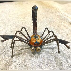 Metal Scorpion Sculpture